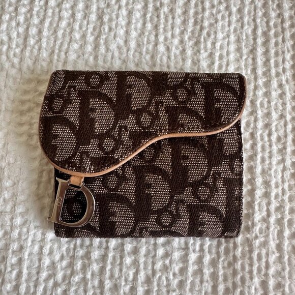 CHRISTIAN DIOR Trotter Saddle BiFold Wallet